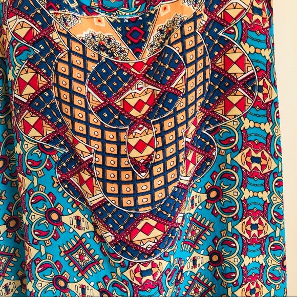 Sold • vikki silk tunic tank top in blue - Picture 5 of 7